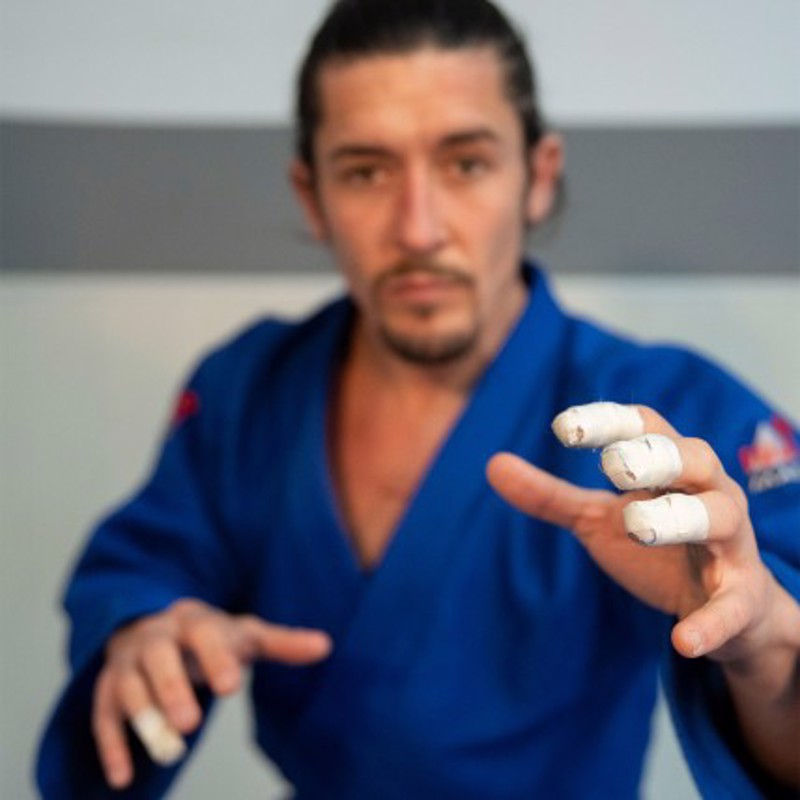 FUJIMAE FINGER TAPE BJJ pack of 3-white
